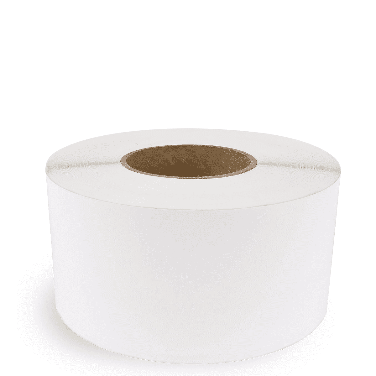 3" Wide Continuous Feed Inkjet Labels 3" Core / 6" OD White- Matte Paper