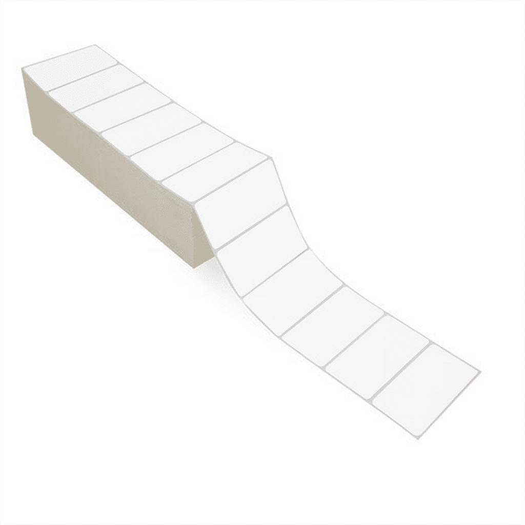 4" x 2" Inkjet Labels - Fanfold - Matte Paper