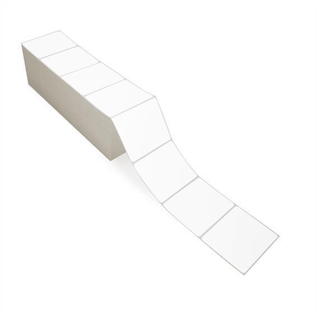 4" x 3" Inkjet Labels - Fanfold - Matte Paper