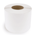 6" Wide Continuous Feed Inkjet Labels 3" Core / 6" OD White- Matte Paper