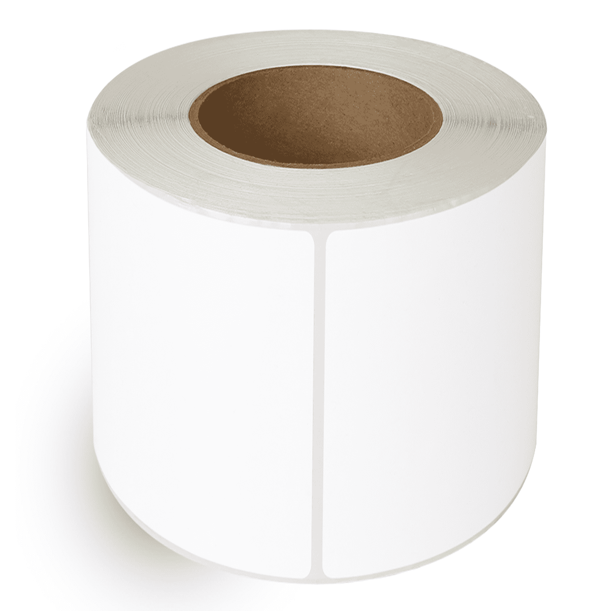 8.375" x 5.5" Inkjet Labels 3" Core / 6" OD White Polypropylene