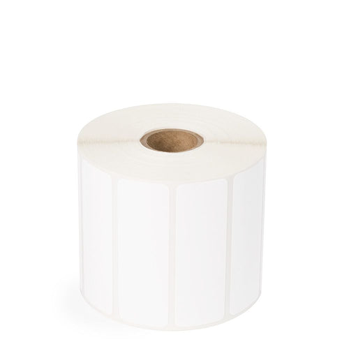 3" x 1" White - Direct Thermal Labels - 1" Core