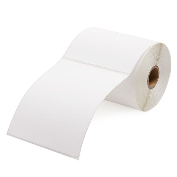 4" x 5" White - Thermal Transfer Labels - 1" Core