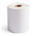 4" x 8" White - Thermal Transfer Labels - 1" Core