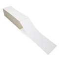 4" x 13" White - Direct Thermal Labels - Fanfold