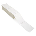 4" x 6.5" White - Thermal Transfer Labels - Fanfold