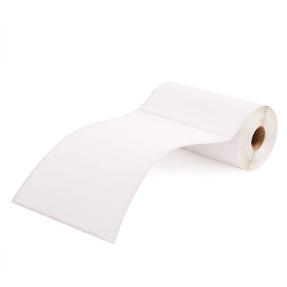 4" x 6" White - Direct Thermal Labels - 0.75" Core