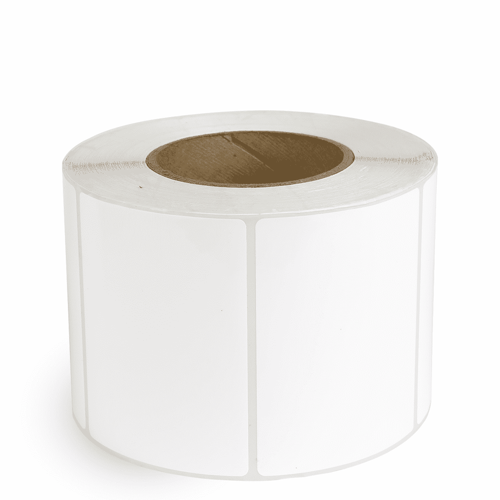 4" x 3" Inkjet Labels 3" Core / 6" OD White- Matte Paper