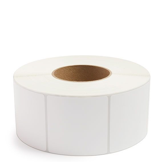 3" x 3" White - Thermal Transfer Labels - 3" Core