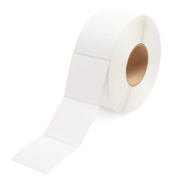 3" x 3" White - Direct Thermal Labels - 3" Core