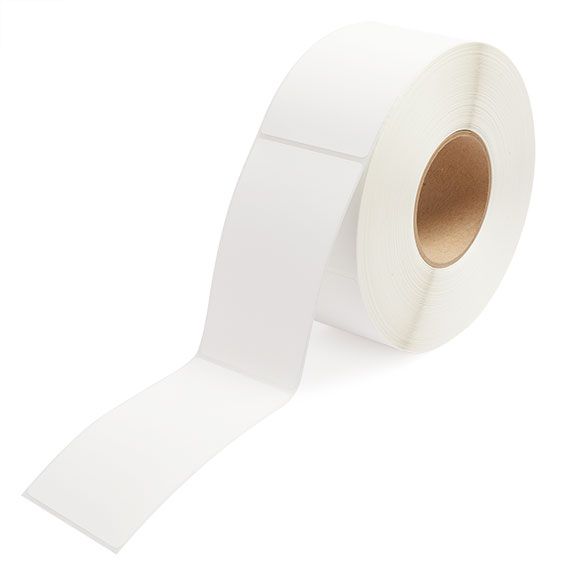 3" x 5" White - Direct Thermal Labels - 3" Core (No Perf)