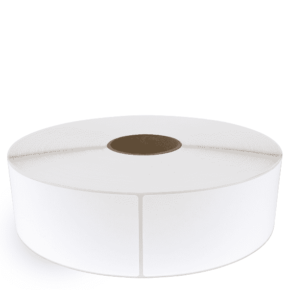 3" x 10" White - Thermal Transfer Labels - 3" Core / 12" Outer Diameter (No Perf)