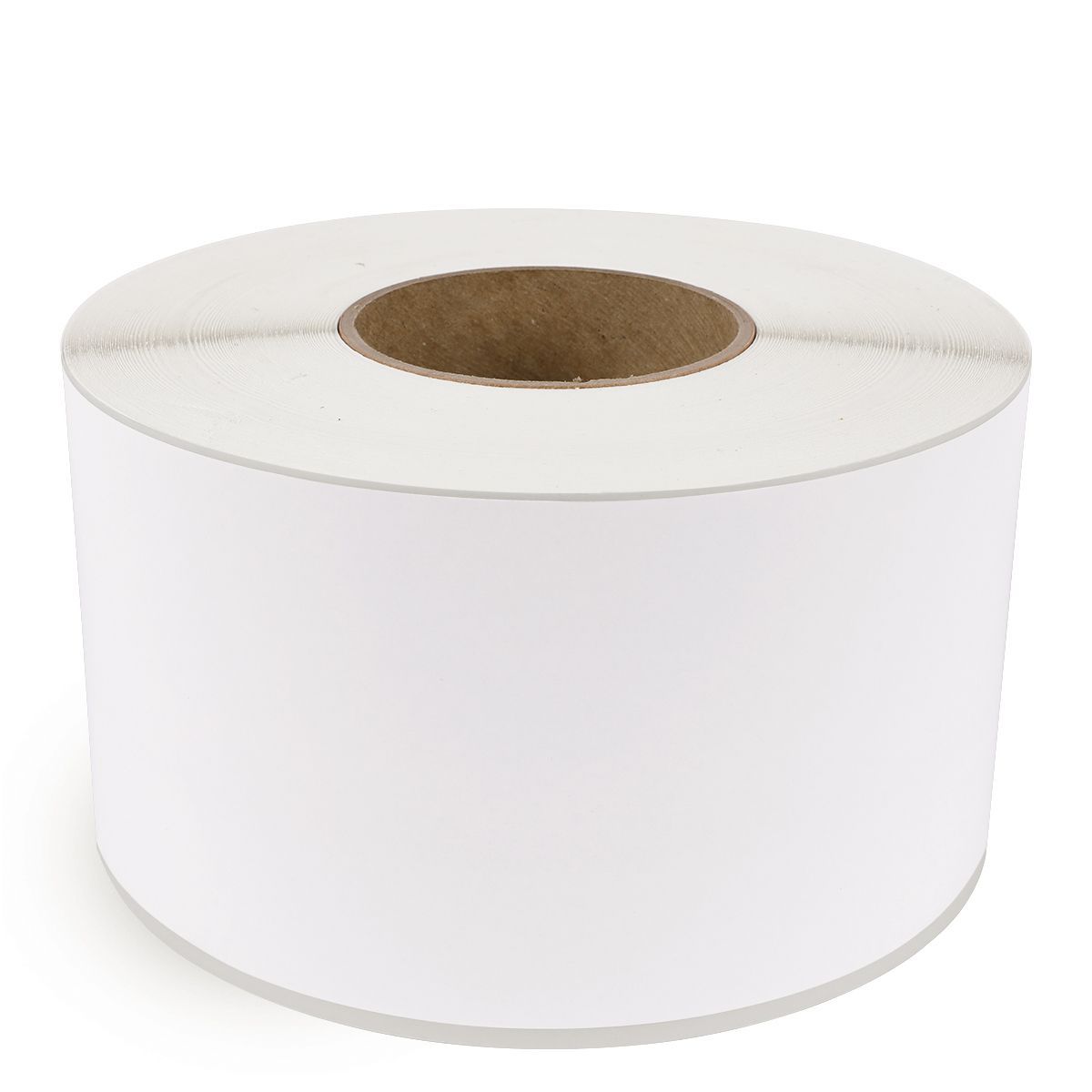 4" x 510' Continuous Feed White - Direct Thermal Labels - 3" Core