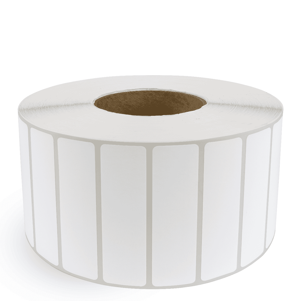 4" x 1" White - Direct Thermal Labels - 3" Core