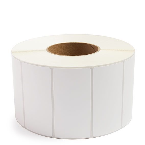 4" x 2" White - Direct Thermal Labels - 3" Core