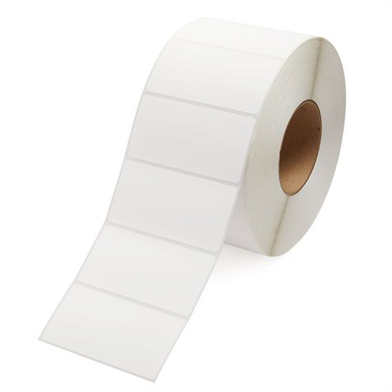 4" x 2" White - Thermal Transfer Labels - 3" Core