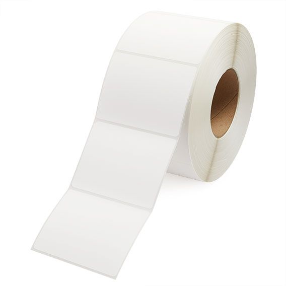 4" x 3" White - Direct Thermal Labels - 3" Core
