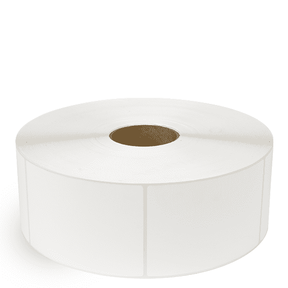 4" x 5" White - Thermal Transfer Labels - 3" Core / 12" Outer Diameter (No Perf)