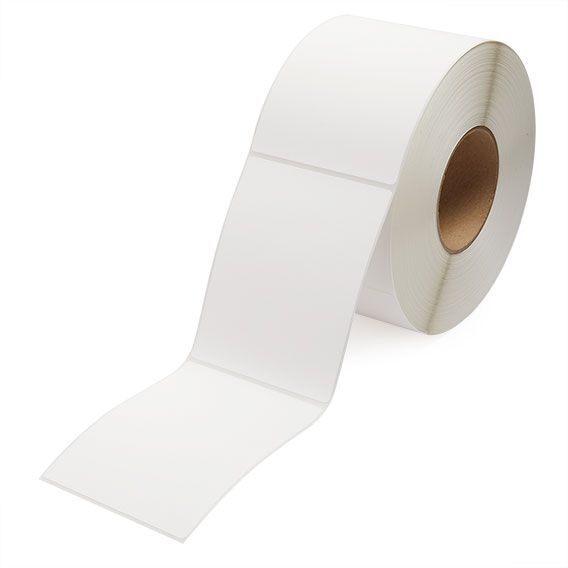 4" x 5" White - Thermal Transfer Labels - 3" Core