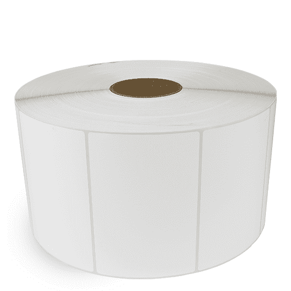 6" x 4" White - Direct Thermal Labels - 3" Core