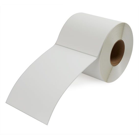 6" x 9" White - Thermal Transfer Labels - 3" Core